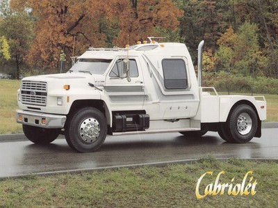 FORD TRUCK 2 TON BIG SHOT Cabriolet Prospekt Brochure Sheet USA F
