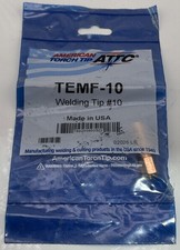 American Torch Tip TEMF-10 Replacement Tip Black Made In USA Welding Tip