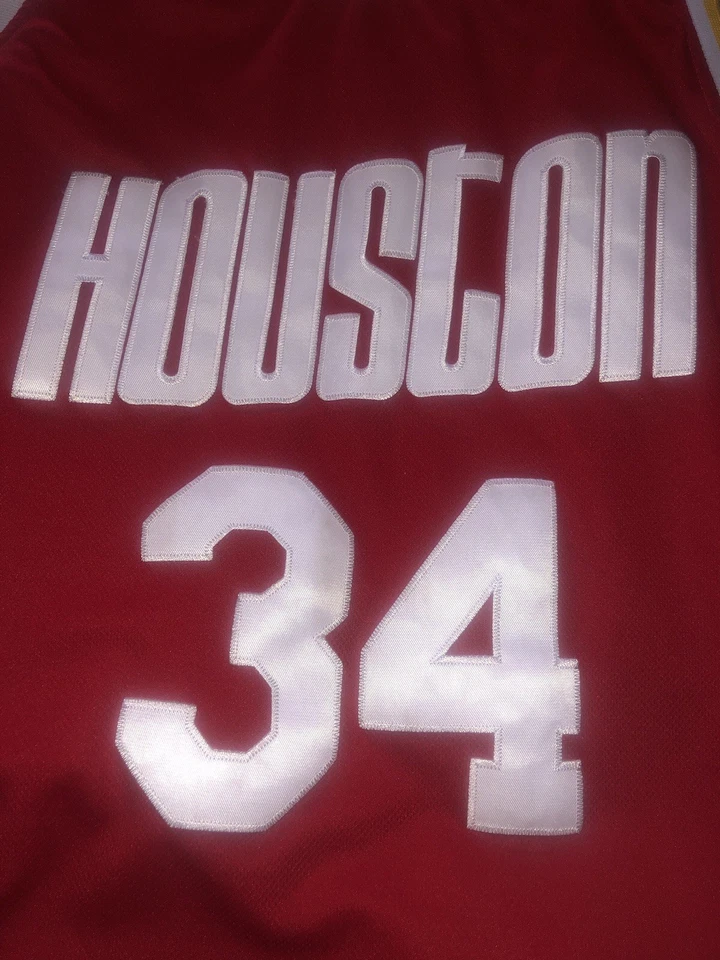 Camiseta de práctica Olajuwon roja (grande) de los Houston Rockets (roja) Foto 4 de 4