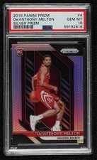 2018-19 Panini Prizm Silver Prizm De'Anthony Melton #4 PSA 10 GEM MT n8q