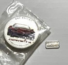 🔥 Corvette 100th Anniversary Coin + 1968 1g .999 Silver Bar Stingray Lot