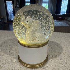 Pottery Barn Baby Musical Light up Elephant Snow Globe