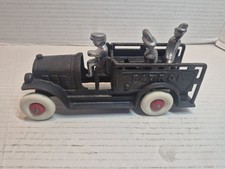 Antique Cast Iron Kenton Toy Patrol Truck Police Fire L K