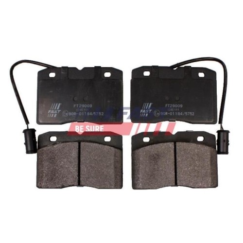 Kit plaquettes de frein à disque Fast FT29009 Fiat Iveco OM essieu avant