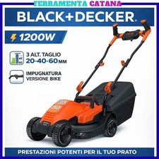 BLACK DECKER tosaerba elettrico rasaerba macchina tagliaerba a spinta 1200W
