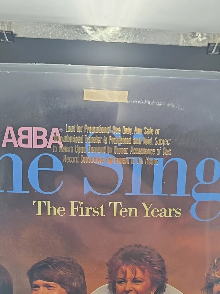 ABBA The Singles The First Ten Years 2LP 1982 Atlantic 800361G GS PROMO EX/EX - Image 2 of 4