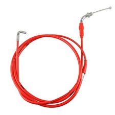 Throttle Cable,71" Go Kart Throttle Cable,Universal Motorcycle Throttle Red