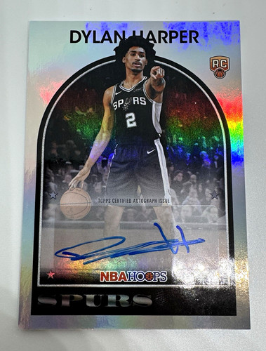 Dylan Harper #89S-DH 2025 Topps NBA Hoops 1989 Signature card