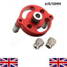 6–10mm Dowel Jig Kit Self Centering Drill Guide Aluminum Woodworking Tool