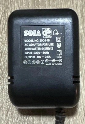 SEGA Mega Drive - Sega Mester System- Netzteil -Adapter - Original  