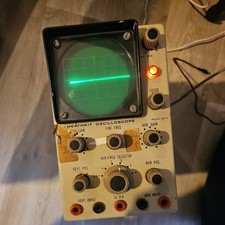 Heathkit OS-2 Oscilloscope unknown condition powers on, knobs work