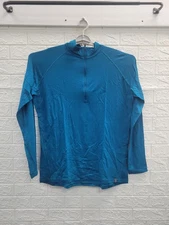 New Ibex Mens Woolies Pro Tech Q-zip Lake Effect Size XXLarge US