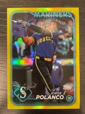 2024 Topps Update Series Jorge Polanco Gold Foil Mariners US230