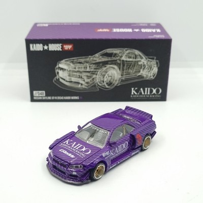 Mini GT Kaido House Nissan Skyline GT-R R34 Kaido Works V1 Purple