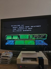 TOP GUN: THE SECOND MISSION - Nintendo NES (Tested & Working)