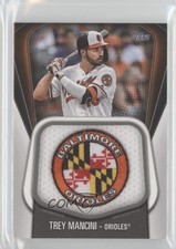 2020 Topps Jumbo Jersey Sleeve Patch Trey Mancini #JJSP-TM Jumbo Patch tx9