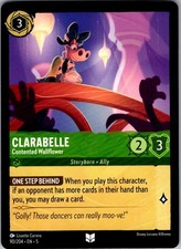 Clarabelle - Contented Wallflower Shimmering Skies 90/204 Uncommon Lorcana NM