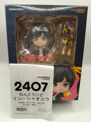 OFFIZIELLE TEKKEN 8 LING XIAOYU NENDOROID #2407 FIGUR - NEU VERSIEGELT + BONUS