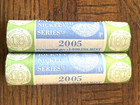 2005 TWO UNC 5c ROLLS ~ P & D ~ WESTWARD JOURNEY OCEAN  VIEW ~ US MINT PACKAGING — photo 1