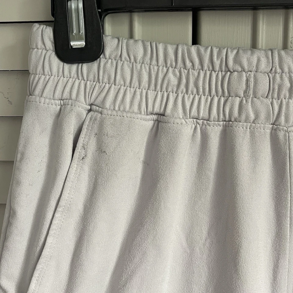 Pantalones Cortos Atléticos Abercrombie Niños 13/14 Activos Gris Blanco Bolsillos Ver Descripción Foto 2 de 4