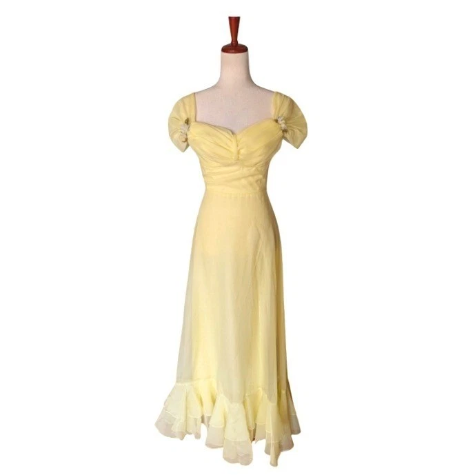 Yellow Formal Vintage Dresses for Women for sale | eBay Yellow Formal Vintage Dresses for Women for sale | eBay