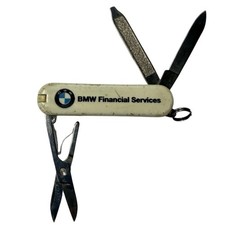 BMW Financial Services Multi-Tool Pocket Knife Keyring Scissors File Vintage