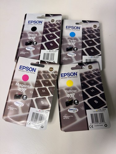 Atrament Epson 104 do WF-4745 oryginalny, kompletny zestaw - 4 kolory