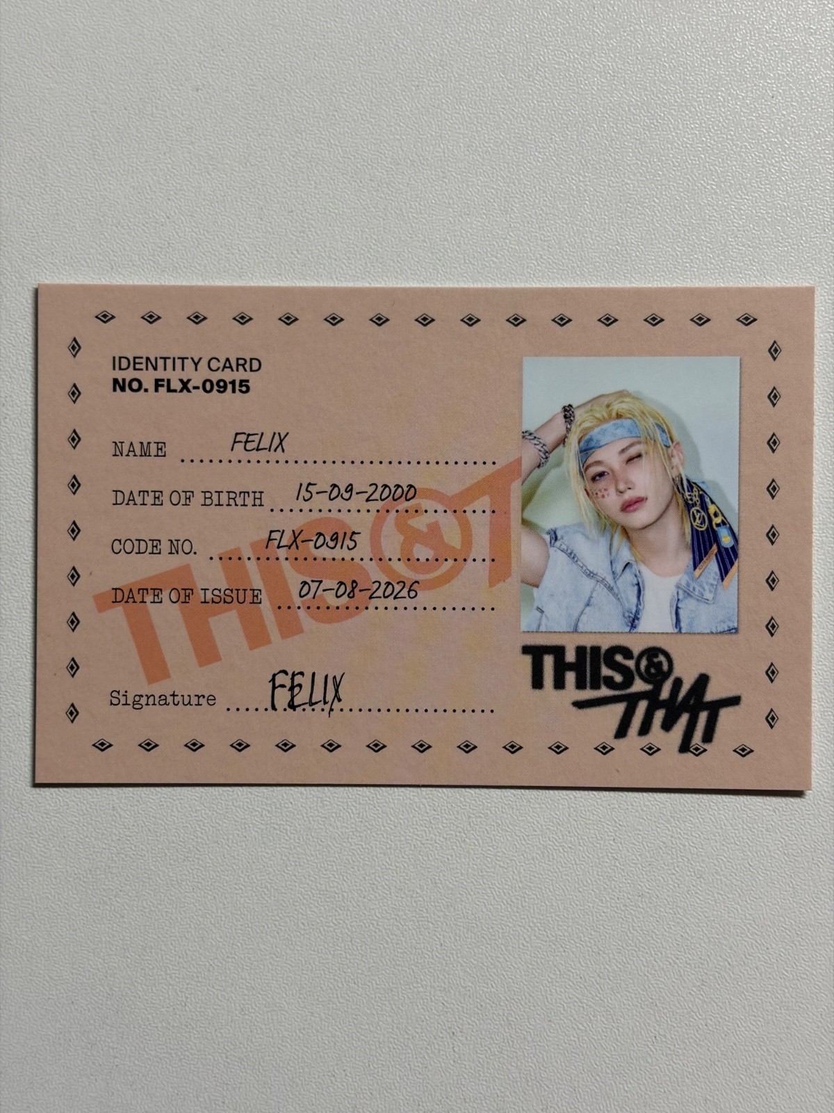 [STRAY KIDS] - This & That Album Photocard(Truck, This, That, &, Fans Ver)