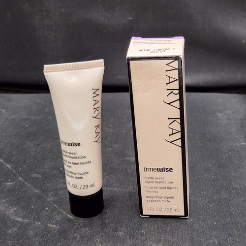 Mary Kay TimeWise Matte-wear Foundation Beige 7 Liquid New in Box 1 Fl. Oz. - Picture 5 of 7