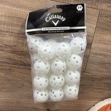 Callaway 24 Perforated Practice Balls New In Package