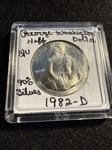 1982 Washington Half-Dollar 90% Silver Unc