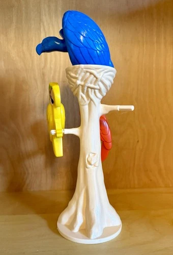 Vintage Fisher Price Little People Zoo 916 Orange Yellow Parrot, Tree & Eagle