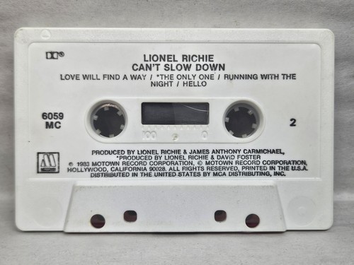 Lionel Richie Can't Slow Down Cassette Motown 1983 6059mc - Picture 4 of 4