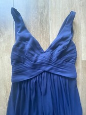 NWOT David s Bridal Blue Bridesmaid Dress, Very Style, Soft Comfy, Size 2