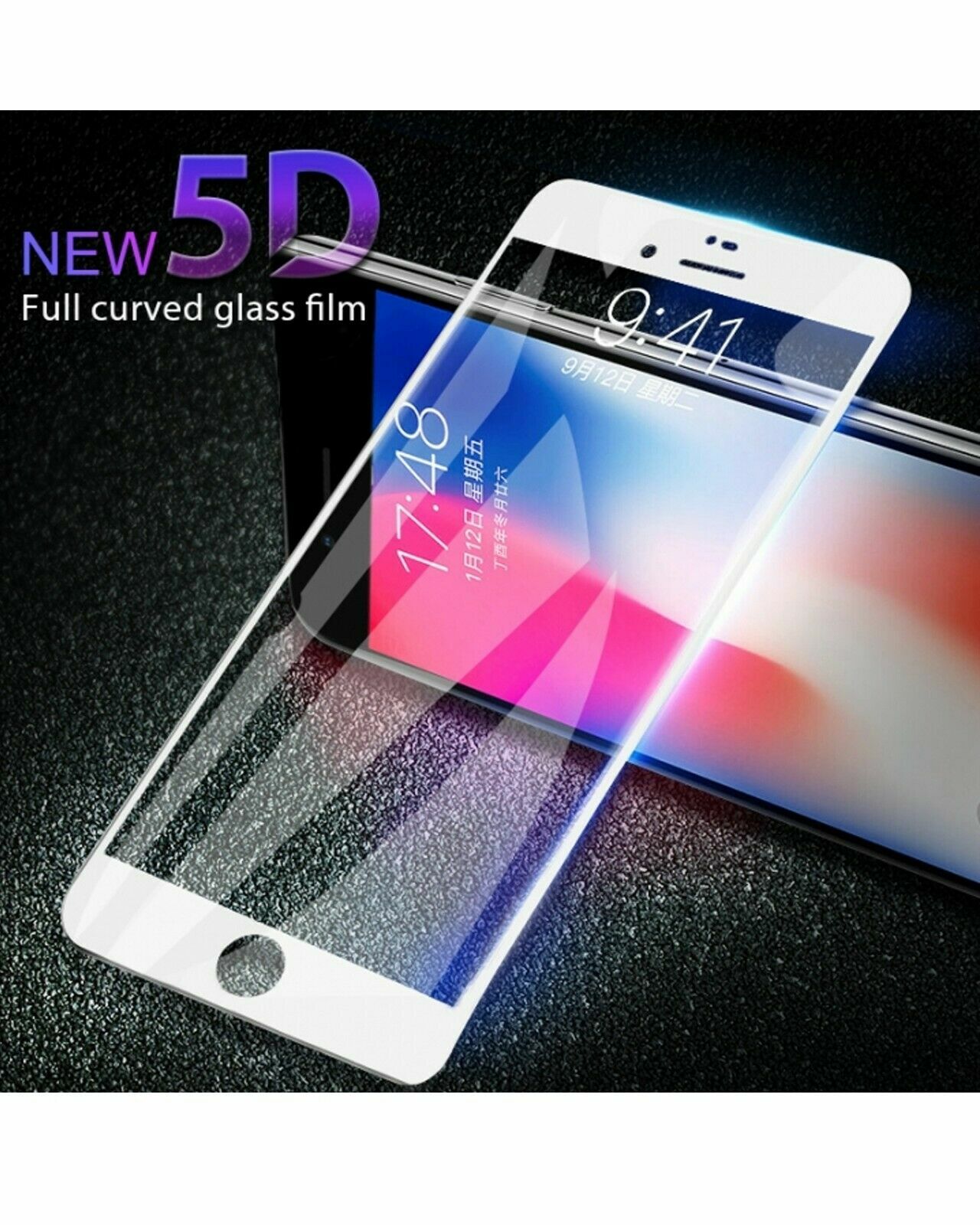 5D Gorilla Screen protector Tempered Glass Full Screen For iPhone SE 2