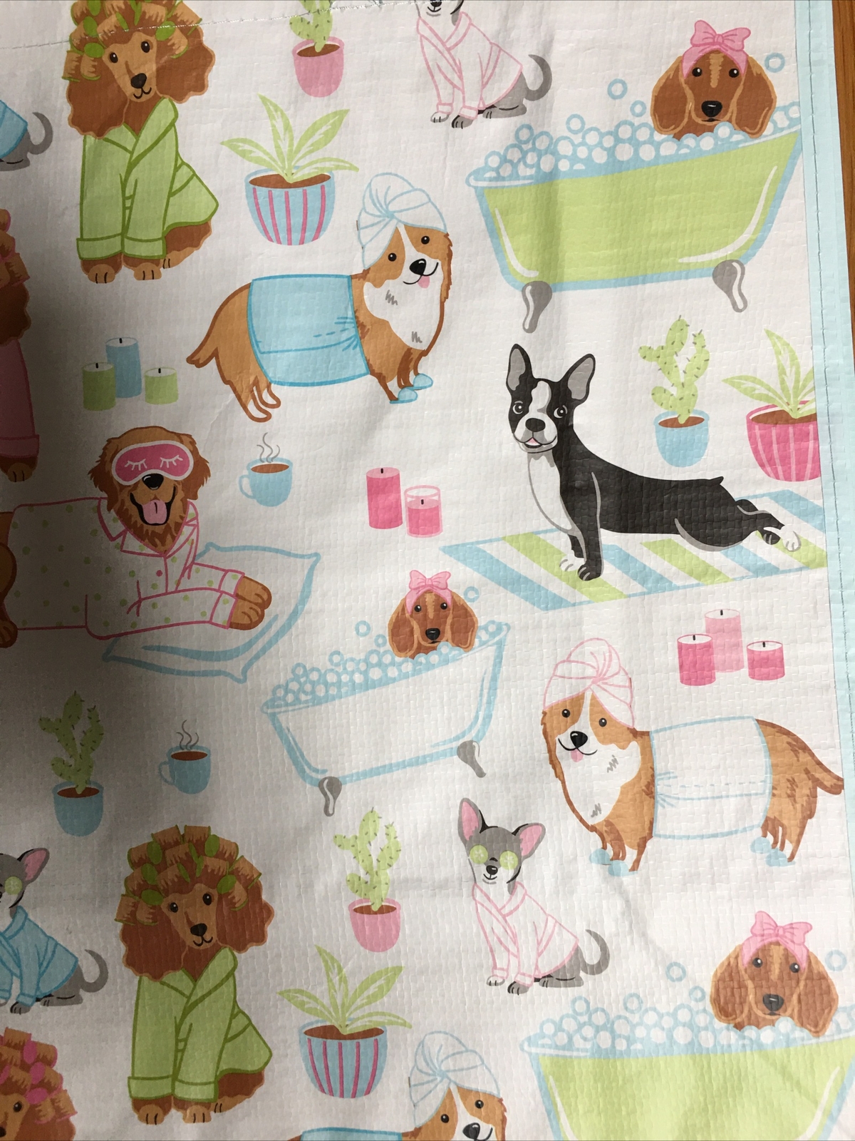 HomeGoods Large Shopping Tote Bag SPA Mixed DOGSThe SalonReusable Eco Friendly eBay