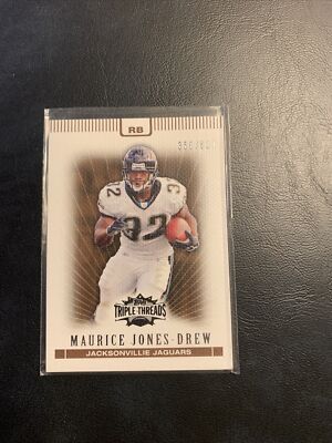 B97 2007 Triple Threads Topps Sepia/639 #36 Maurice Jones drew Jacksonville jags