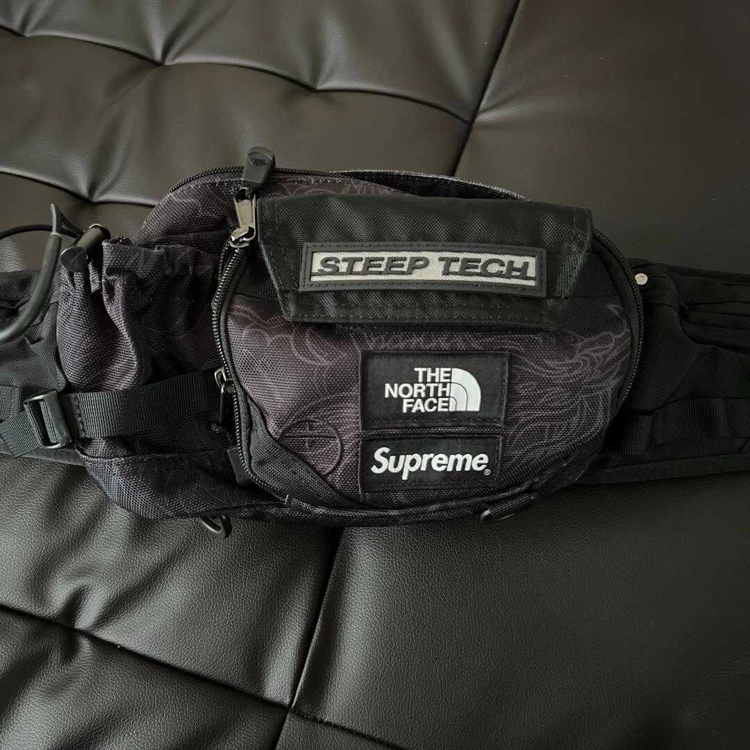 Sac à bandoulière Supreme The North Face Steep Tech tailleur noir