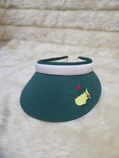 VINTAGE Texann Texace Masters Golf PGA Sun Visor Made In USA Green