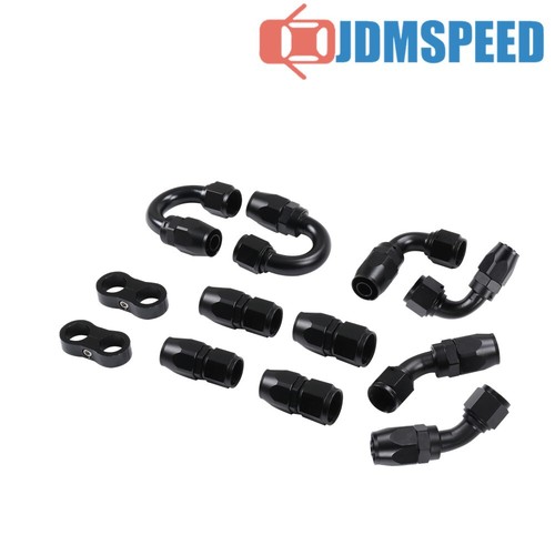 20Feet 10AN Braided Fuel Line Oil/Fuel Hose Fitting Hose Separator Clamp Kit - Picture 12 of 12