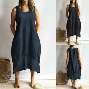 plus size linen dress