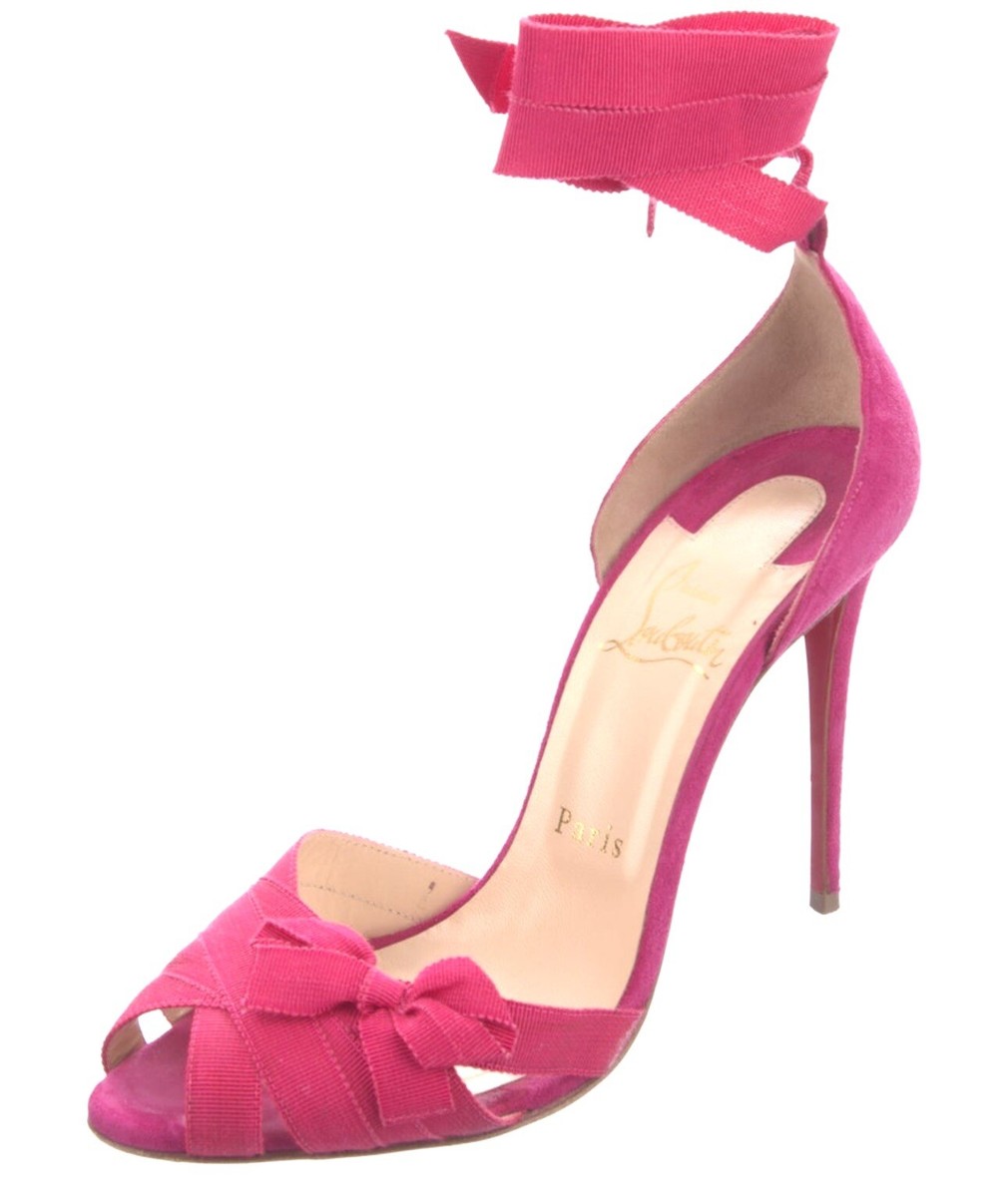 Christian Louboutin ピンク スエード サイズ38 Christian Louboutin ピンク スエード サイズ38 靴