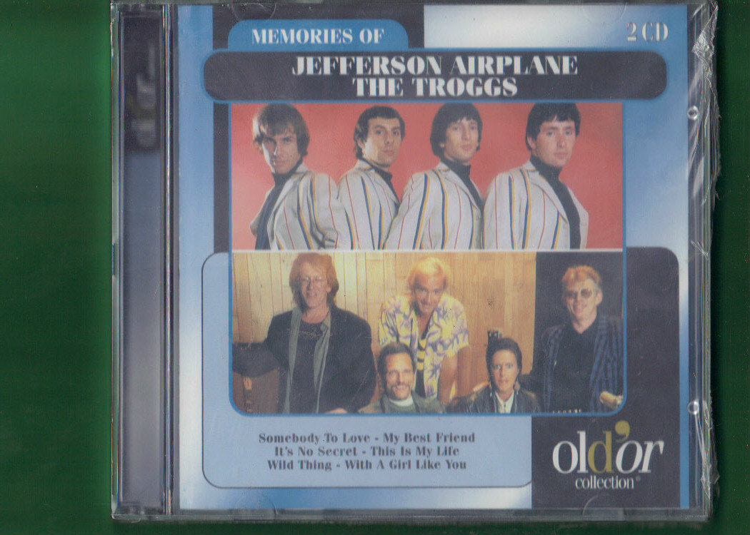 JEFFERSON AIRPLANE - THE TROGGS MEMOIRES OF DOPPIO CD NUOVO SIGILLATO