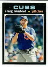 CRAIG KIMBREL 2020 Topps Heritage Baseball VARIATION FRENCH TEXT 1:243 BRAVES SP
