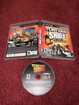 Tony Hawk: Shred Sony PlayStation 3 PS3 w/Box & TESTED! NM-MINT COND DISC! VGC!