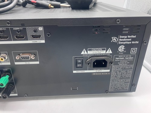 Harman/Kardon AVR 1700 AV Ricevitore di rete con telecomando e pacchetto cavi - Foto 6 di 10
