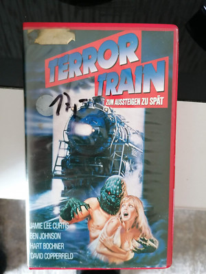 VHS RARITÄT: TERROR TRAIN - TODESPARTY 3 (1980) MONSTER IM NACHTEXPRESS  UNCUT