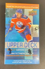 2016-17 Upper Deck Series 1 hockey cards Blaster Box with Oversize Card
