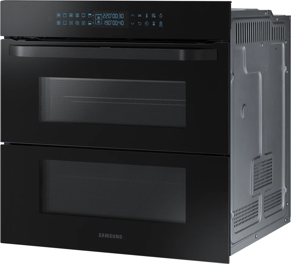 Samsung NV75R7676RB/EG Einbaubackofen Dual Cook Flex Pyrolyse Schwarz 75L EEK A+ - Bild 4 von 4