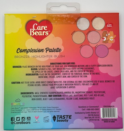 Lot of 2 Care Bears Complexion Palette & Lip Balm - Picture 5 of 7